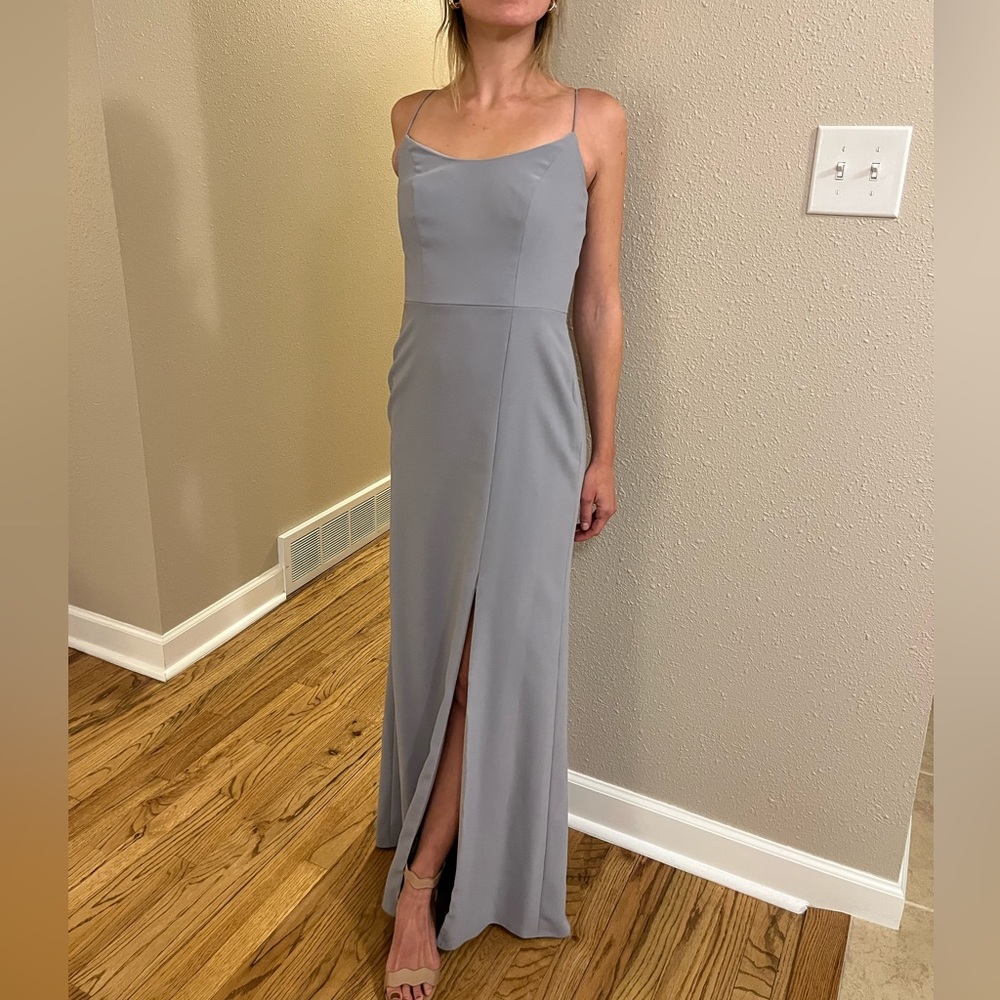 Grey Formal Dress (After Six) Great Condition - Size 0
